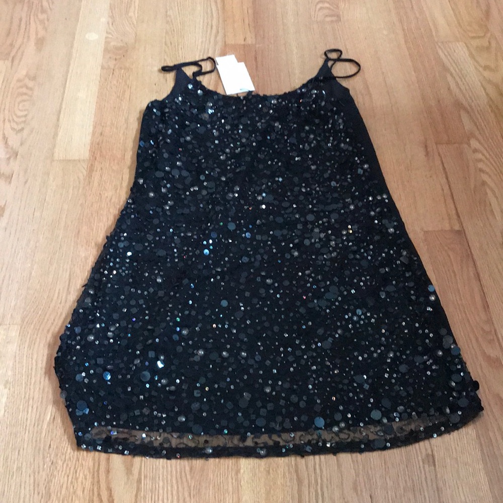NWT Sz Small MM Couture sparkly slip dress